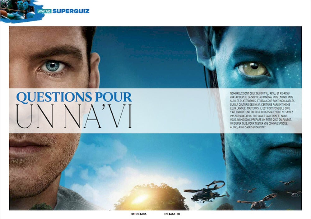 Cine Saga Lehti Ranska 2019 #39 Avatar Alkuperäinen painos