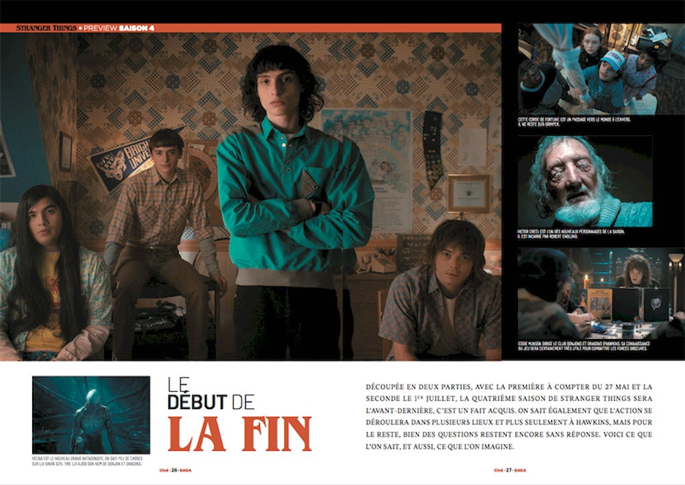 Cine Saga Magazine France 2019 #37 Stranger Things Original Print Issue
