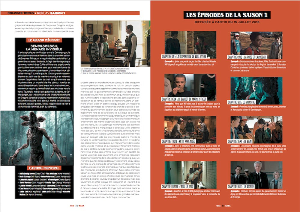 Cine Saga Magazine France 2019 #37 Stranger Things Original Print Issue