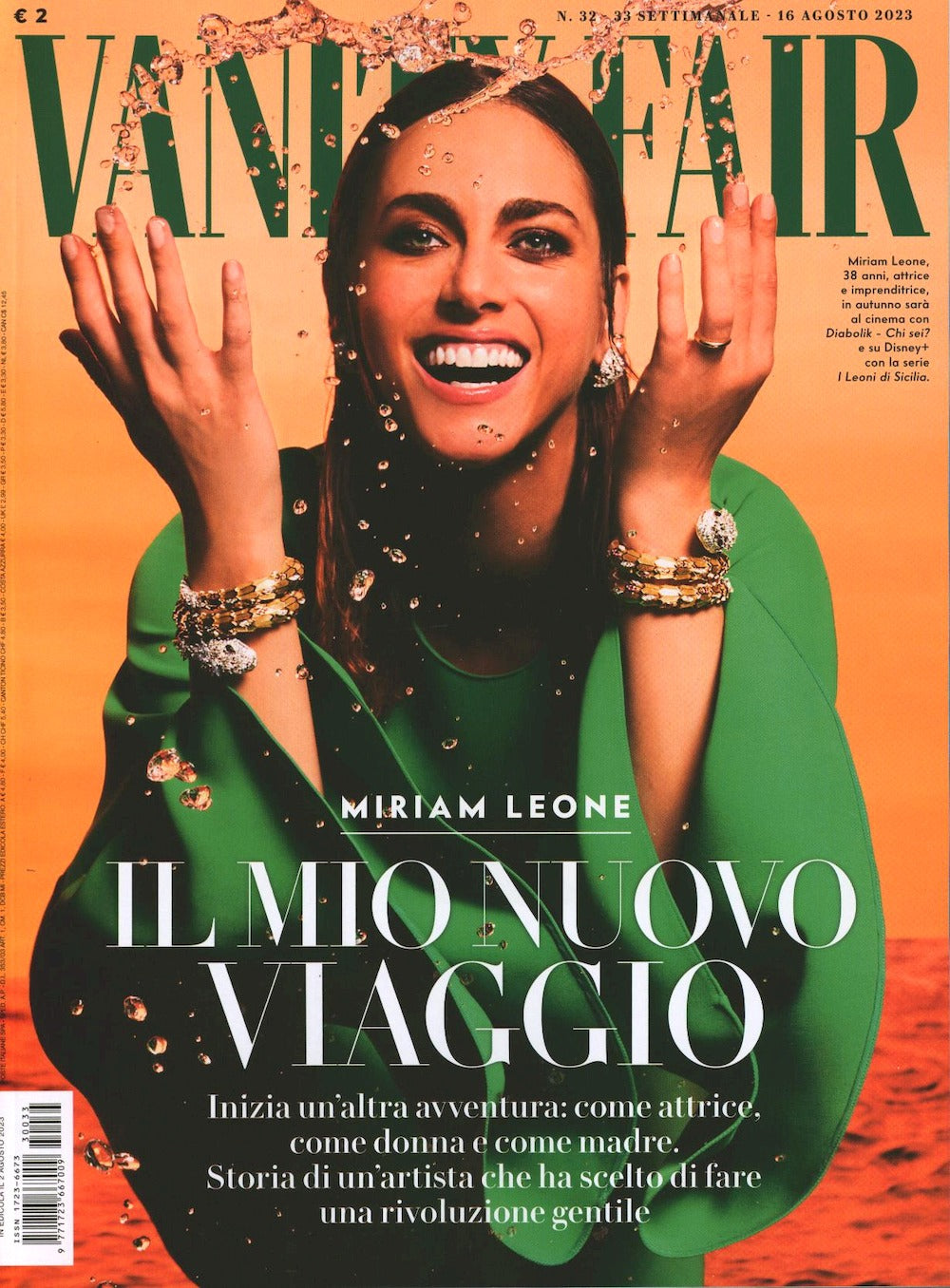 Vanity Fair Magazin Italien 2023-33 Miriam Leone