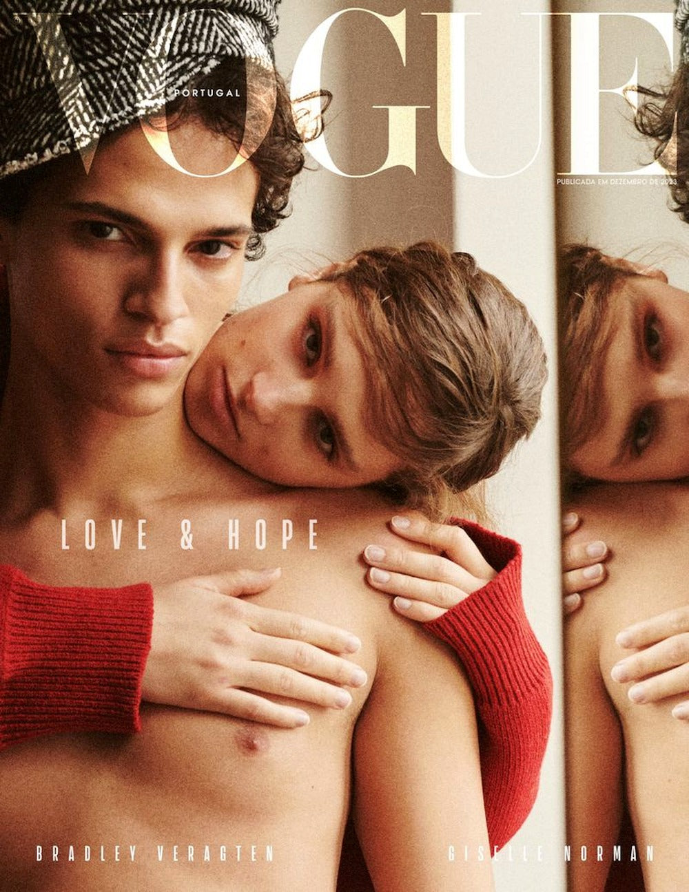 Vogue Magasin Portugal 2023-12 Bradley Veragten Giselle Norman Originaludgave