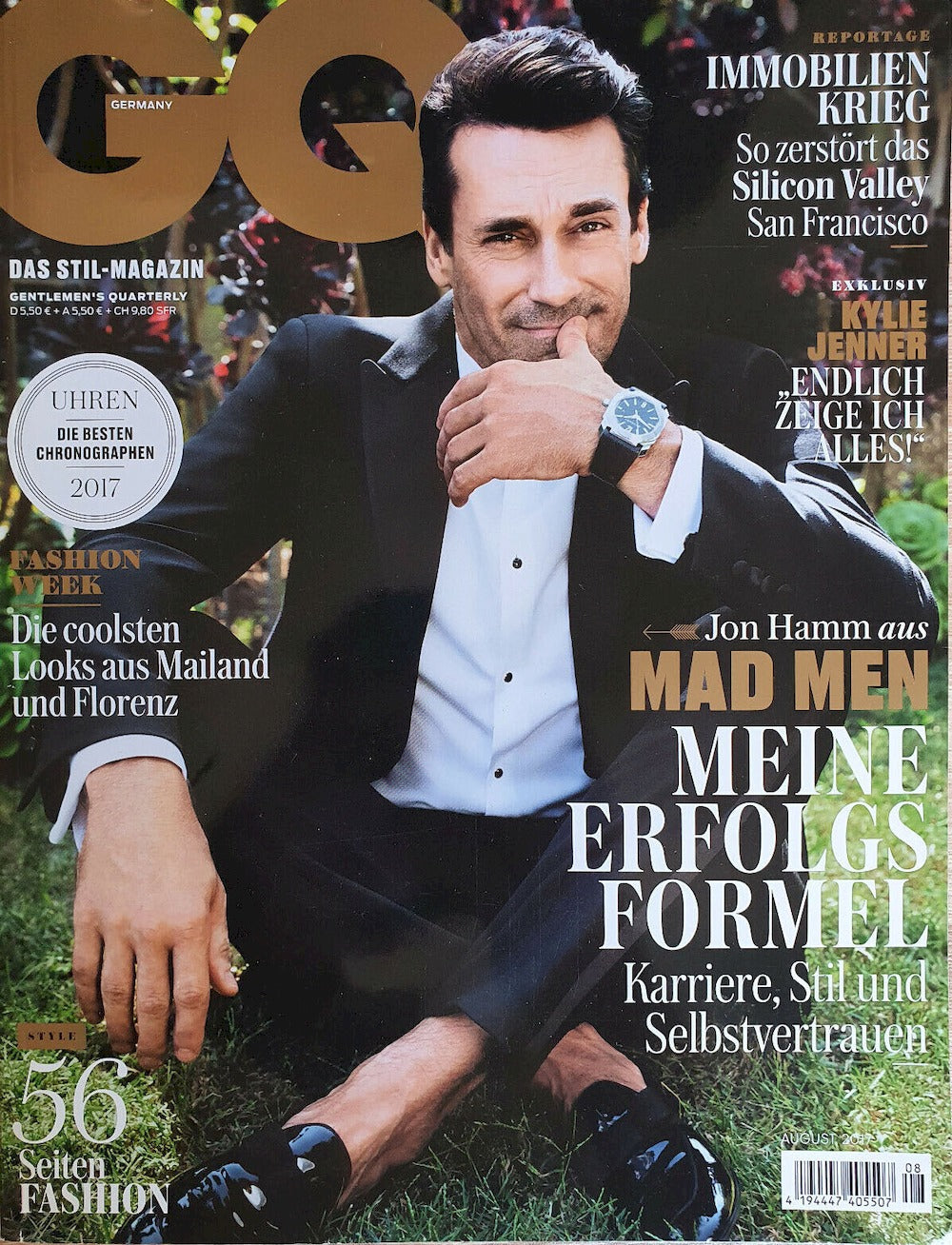 GQ Magazin Deutschland 2017-08 Jon Hamm