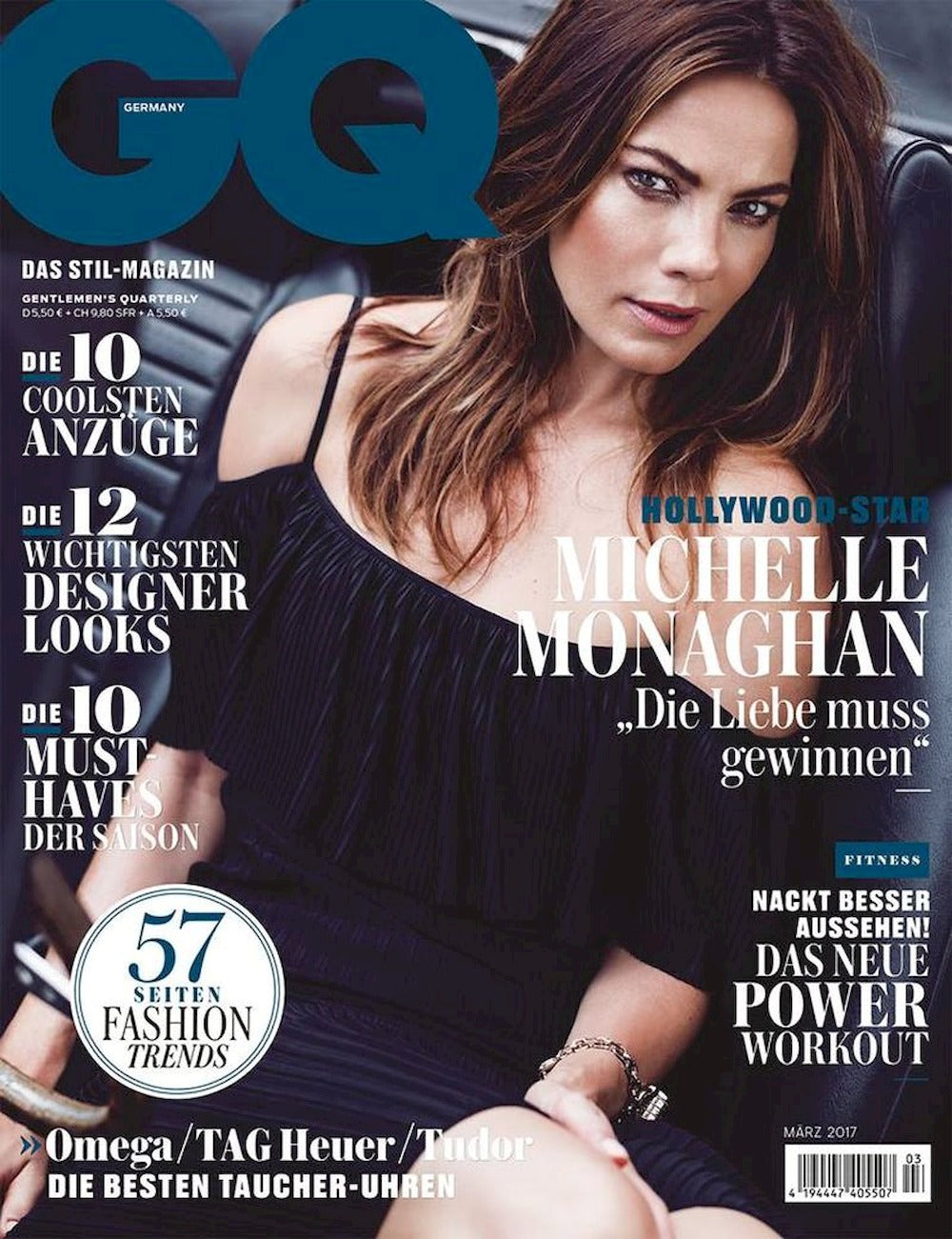 GQ Magazine Allemagne 2017-03 Michelle Lynn Monaghan Édition originale