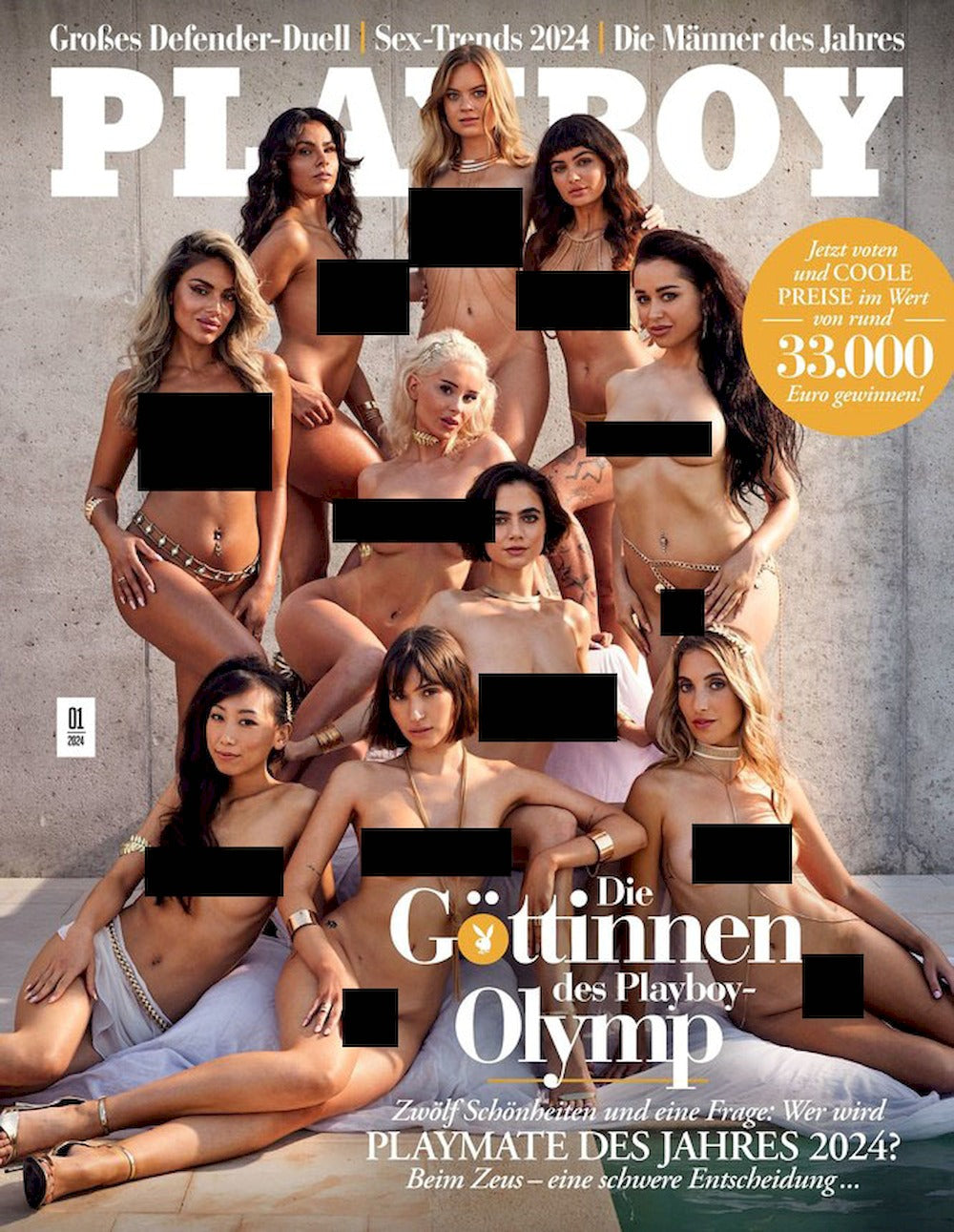 Playboy Magazin Deutschland 2024-01 Playmates