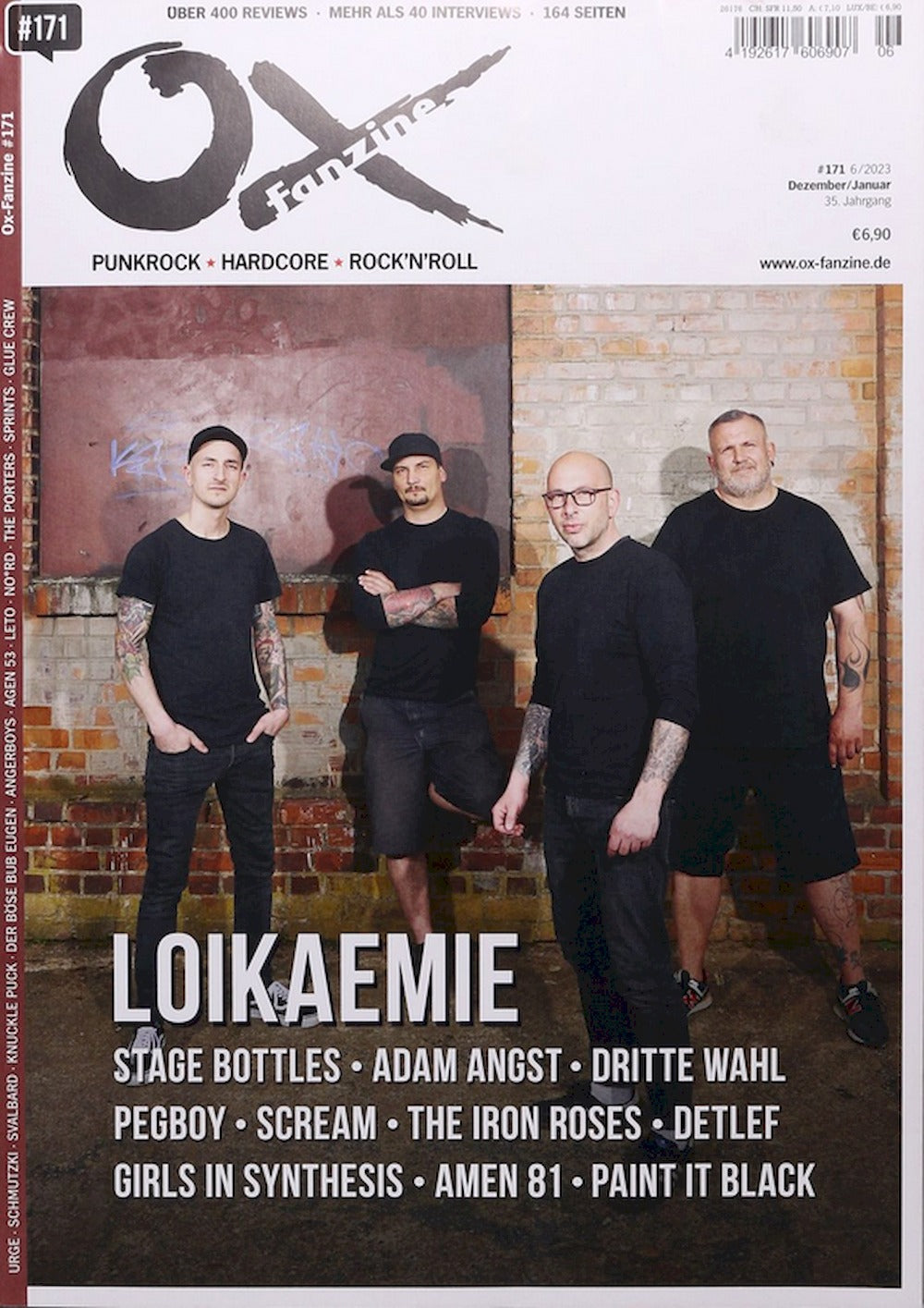Ox Fanzine Germany 2023 #171 Adam Angst Pegboy Original Print Issue