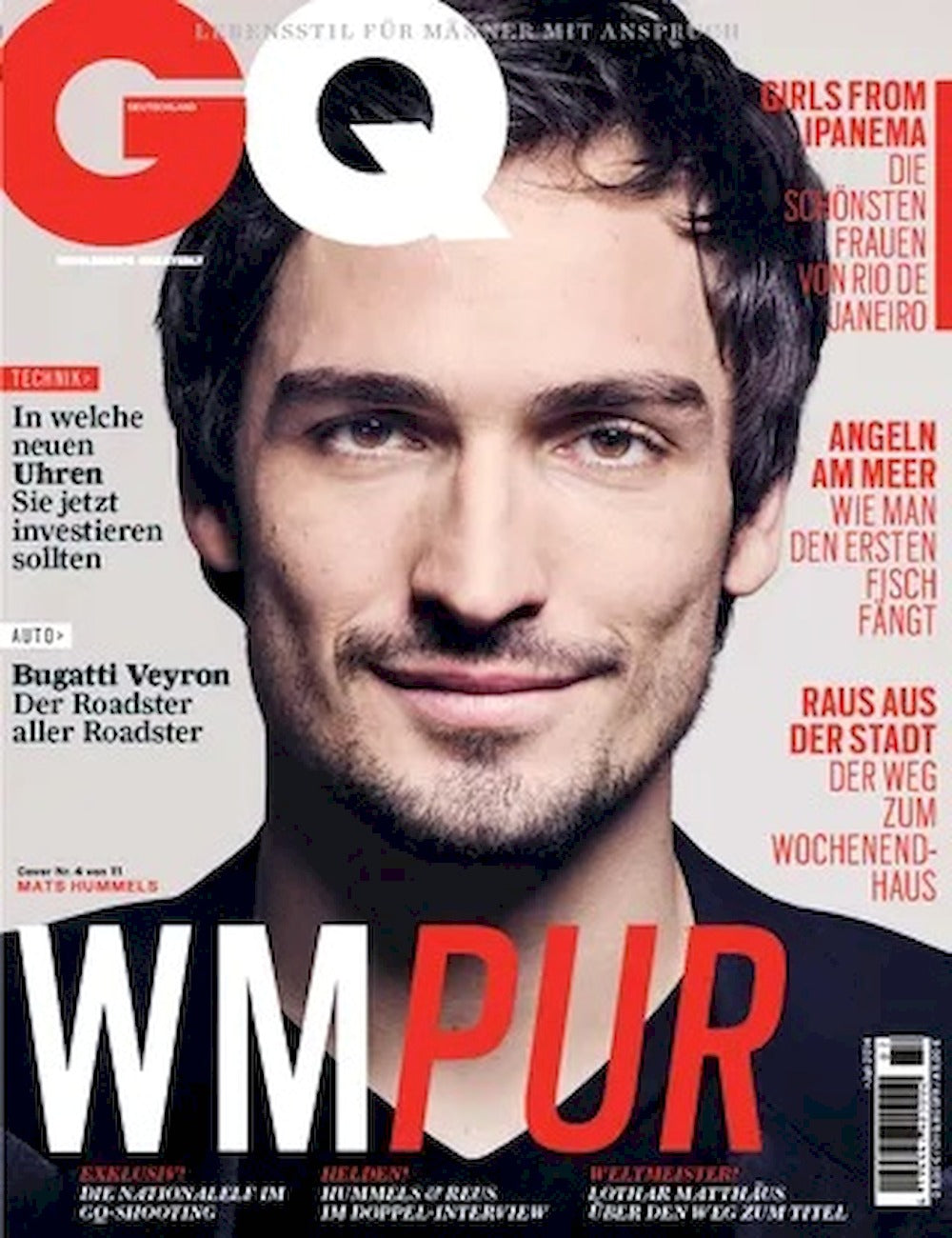 GQ Magazin Deutschland 2014-07 Mats Hummels