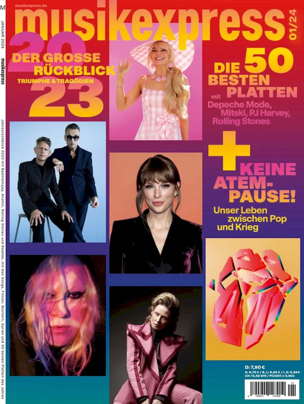 Musikexpress Magasin Tyskland 2024-01 Taylor Swift Depeche Mode Mitski