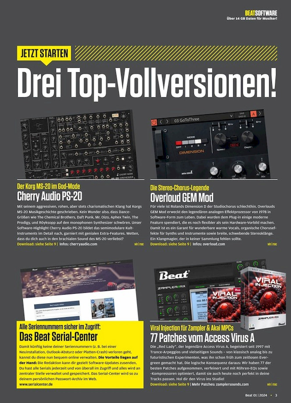 Beat Magazin Deutschland 2024-01 Trevor Horn Alva Noto