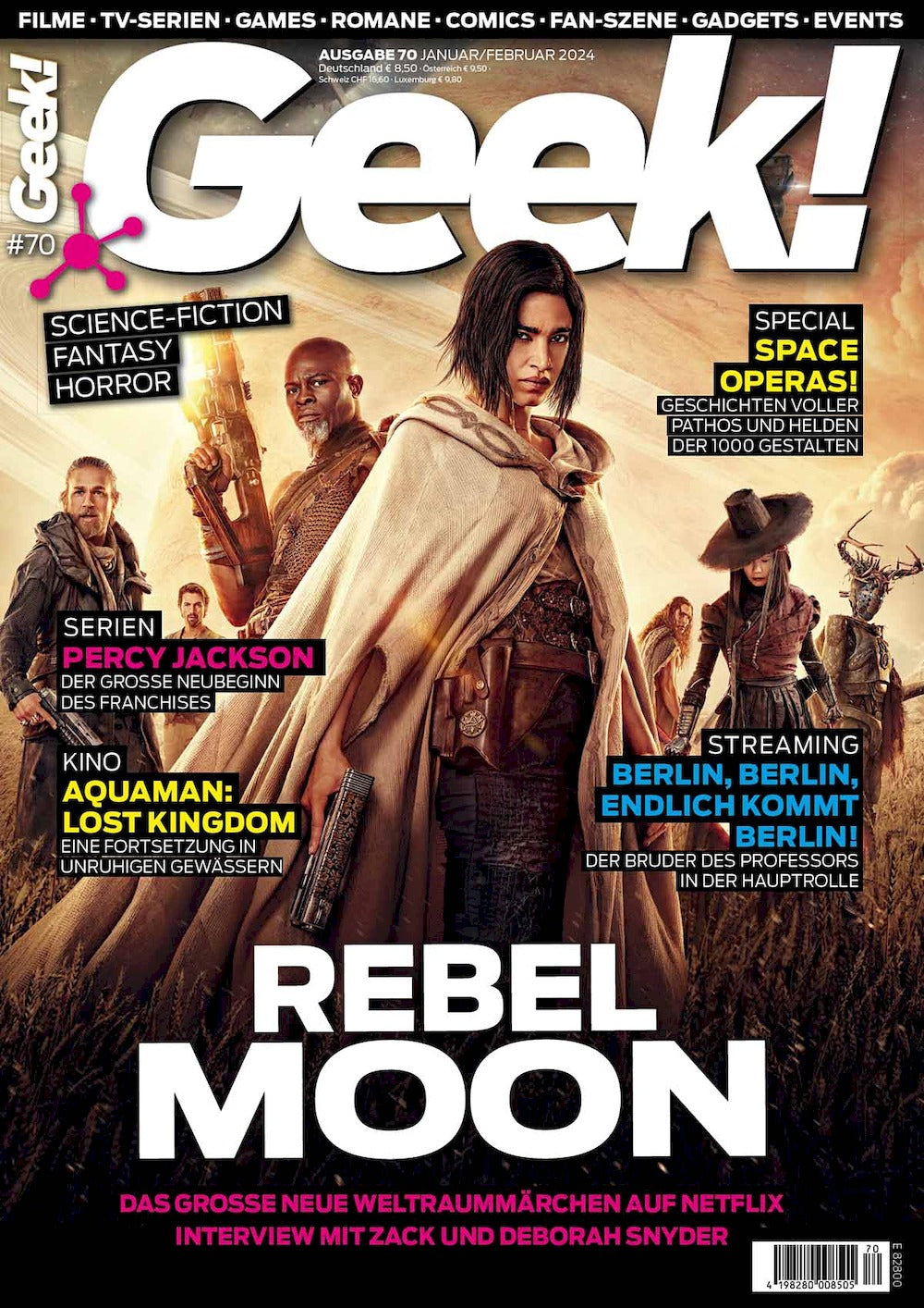 Geek Magazin Deutschland 2023 #70 Percy Jackson