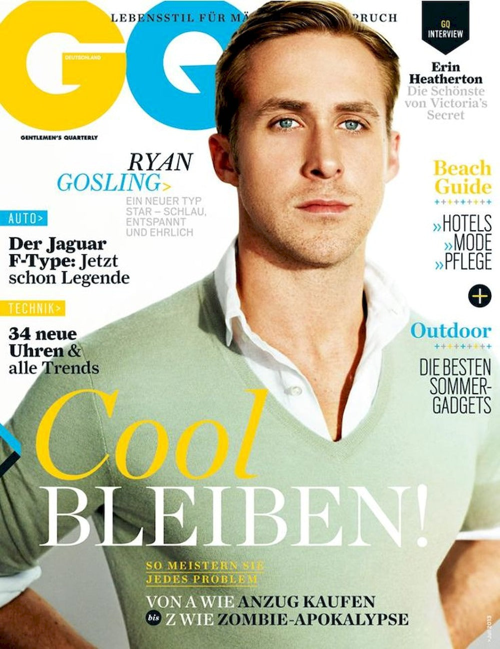 GQ Magasin Tyskland 2013-07 Ryan Gosling