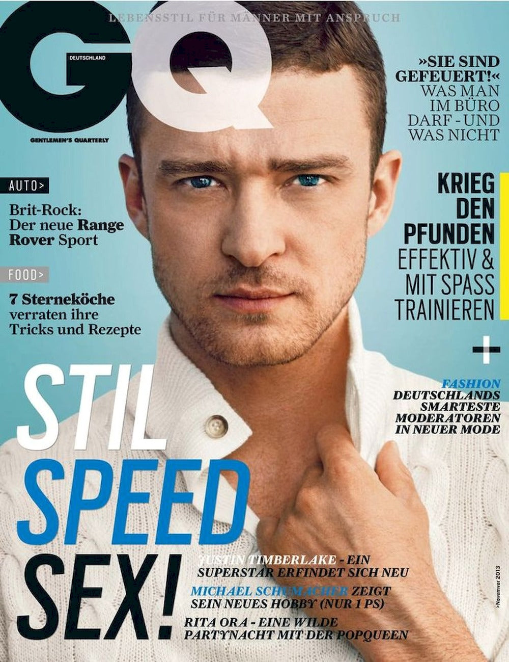 GQ Tijdschrift Duitsland 2013-12 – David Beckham Kylie Minogue – Originele uitgave