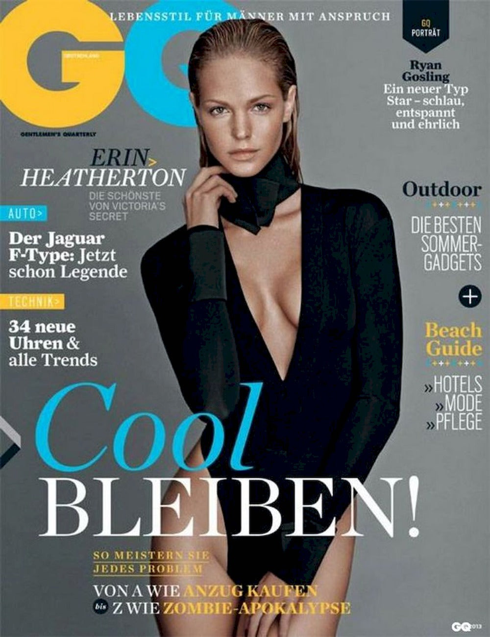 GQ Magazine Allemagne 2013-07 – Erin Heatherton – Édition originale