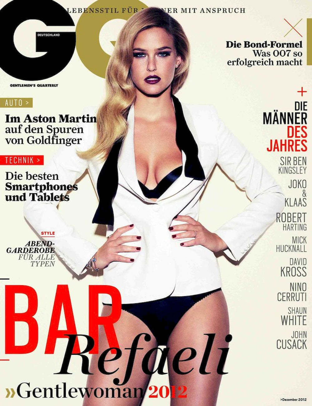 GQ Tijdschrift Duitsland 2012-12 Bar Refaeli