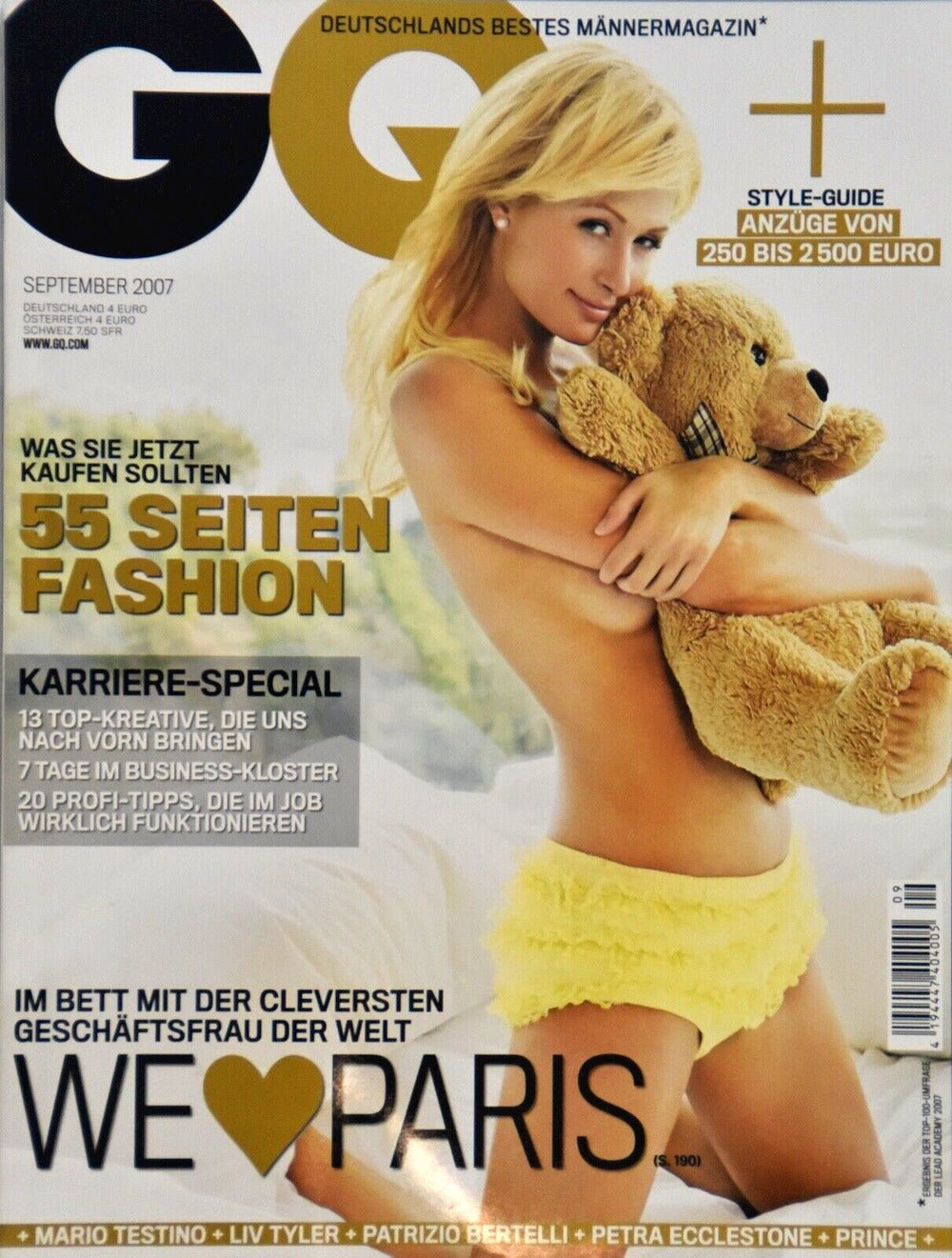 GQ Magazin Deutschland 2007-09 Paris Hilton