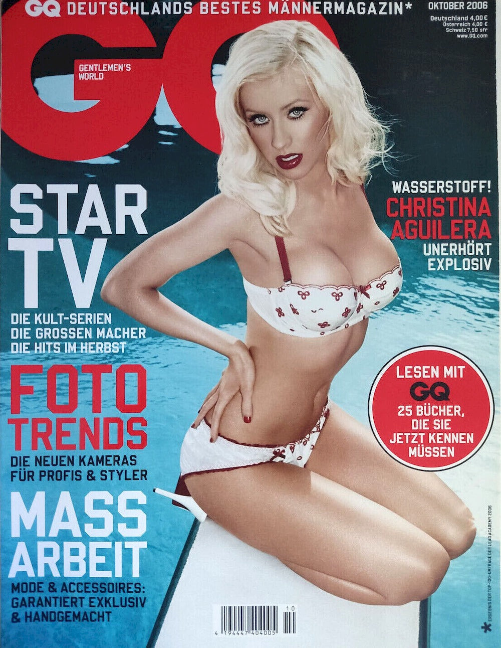 GQ Magazin Deutschland 2006-10 Christina Aguilera Cassie Alessandra Ambrosio