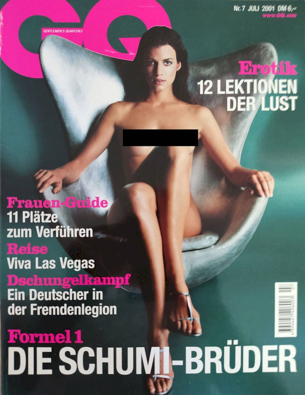 GQ Magazin Deutschland 2001-07 Daniela Urzi Alexandra Ambrosio Michelle Hunziker Shannon Elizabeth