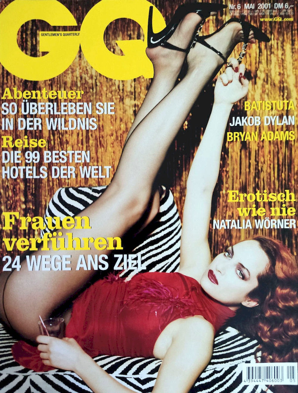 GQ Magazin Deutschland 2001-05 Natalia Wörner Karen Ferrari