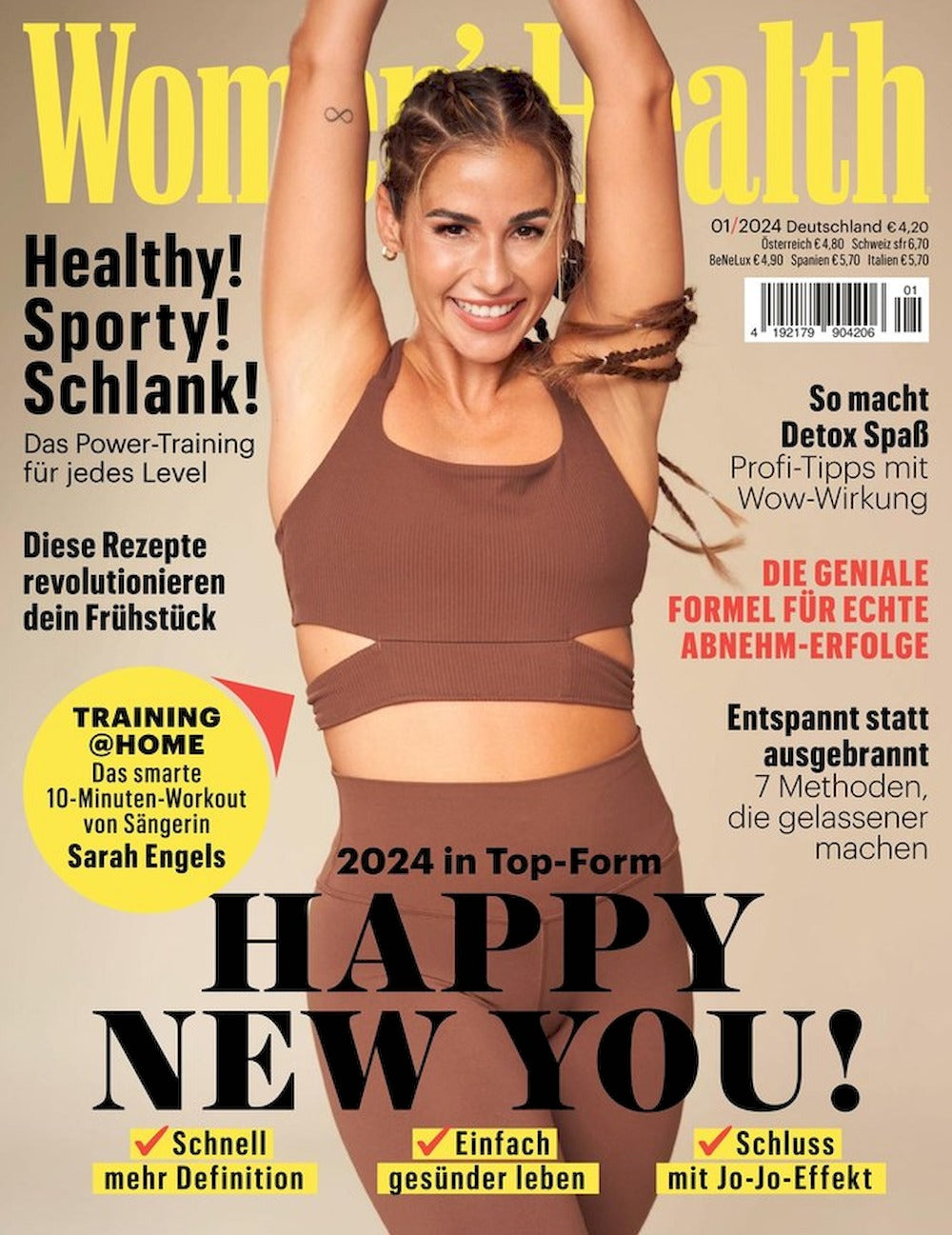 Womens Health Magazin Deutschland 2024-01 Sarah Engels