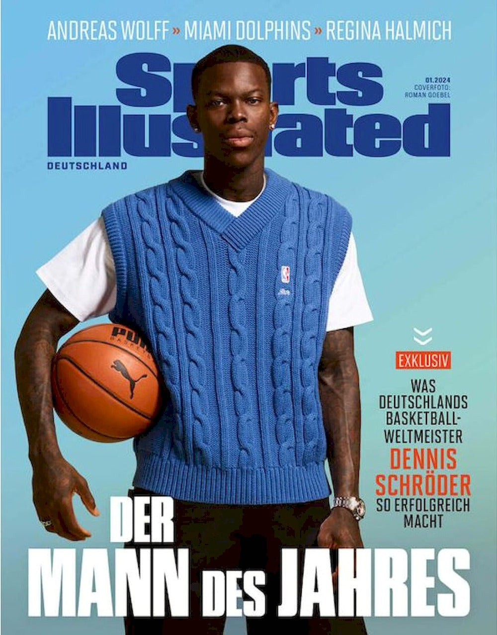 Sports Illustrated Magasin Tyskland 2024-01 Dennis Schröder Miami Dolphins