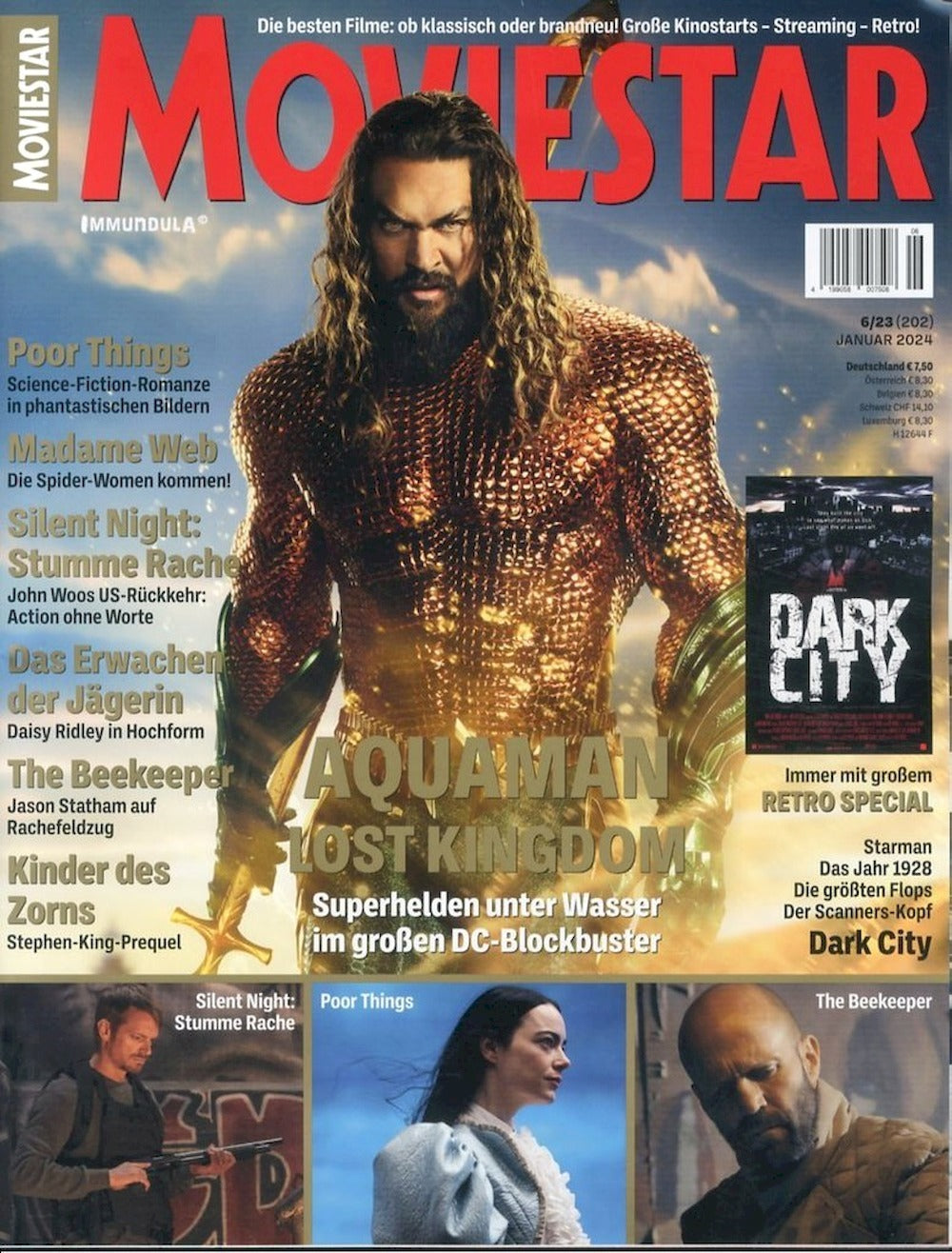 Moviestar Magazin Deutschland 2024 #202 Jason Momoa Jason Statham Emma Stone