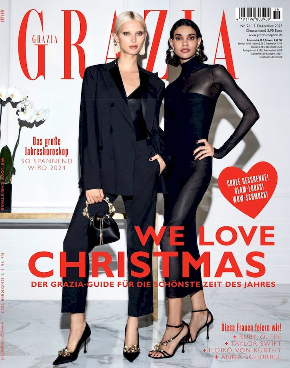 Grazia Magasin Tyskland 2023-26 Ruby O. Fee Taylor Swift Ildikó von Kürthy Anna Schürrle