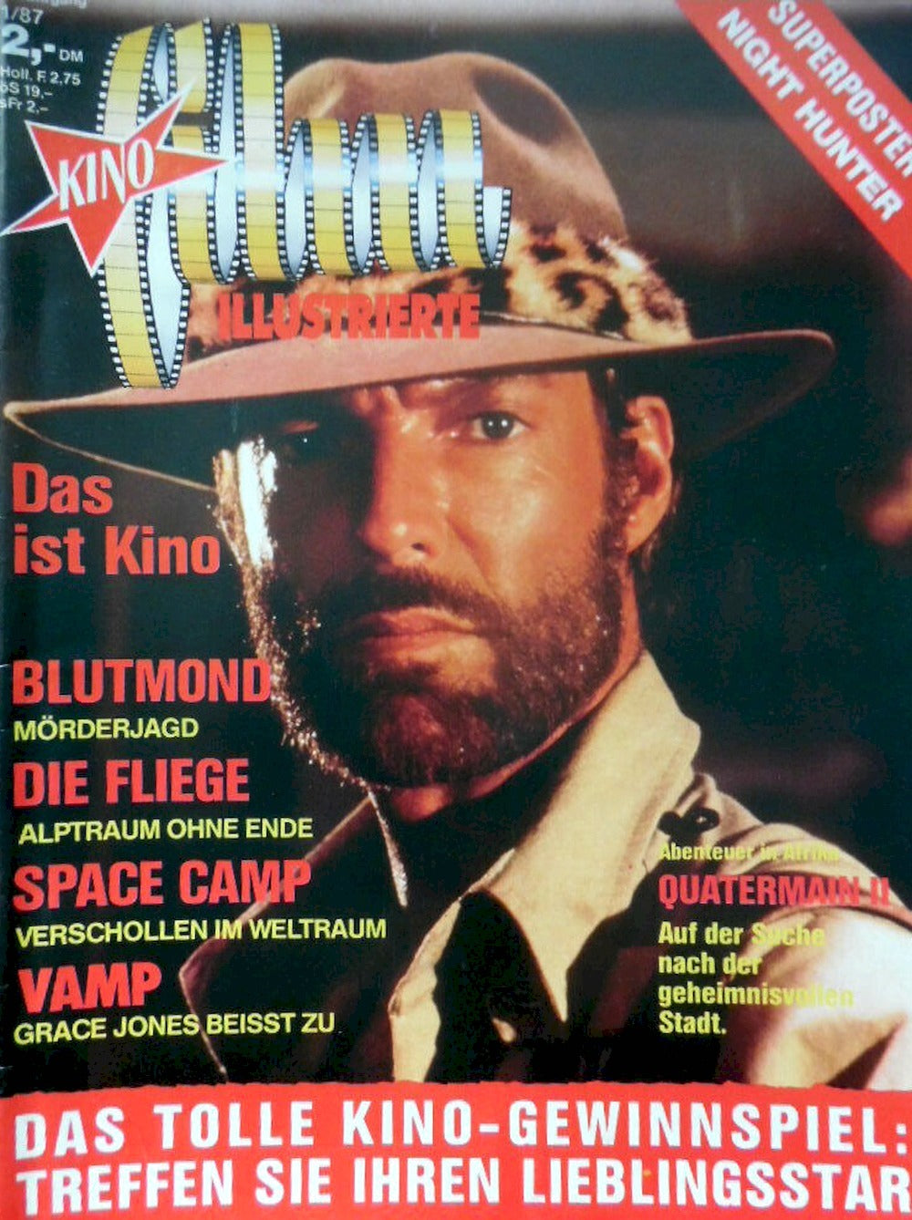 Film Illustrierte Magazin Deutschland 1987-01 Richard Chamberlain Jean-Claude Van Damme