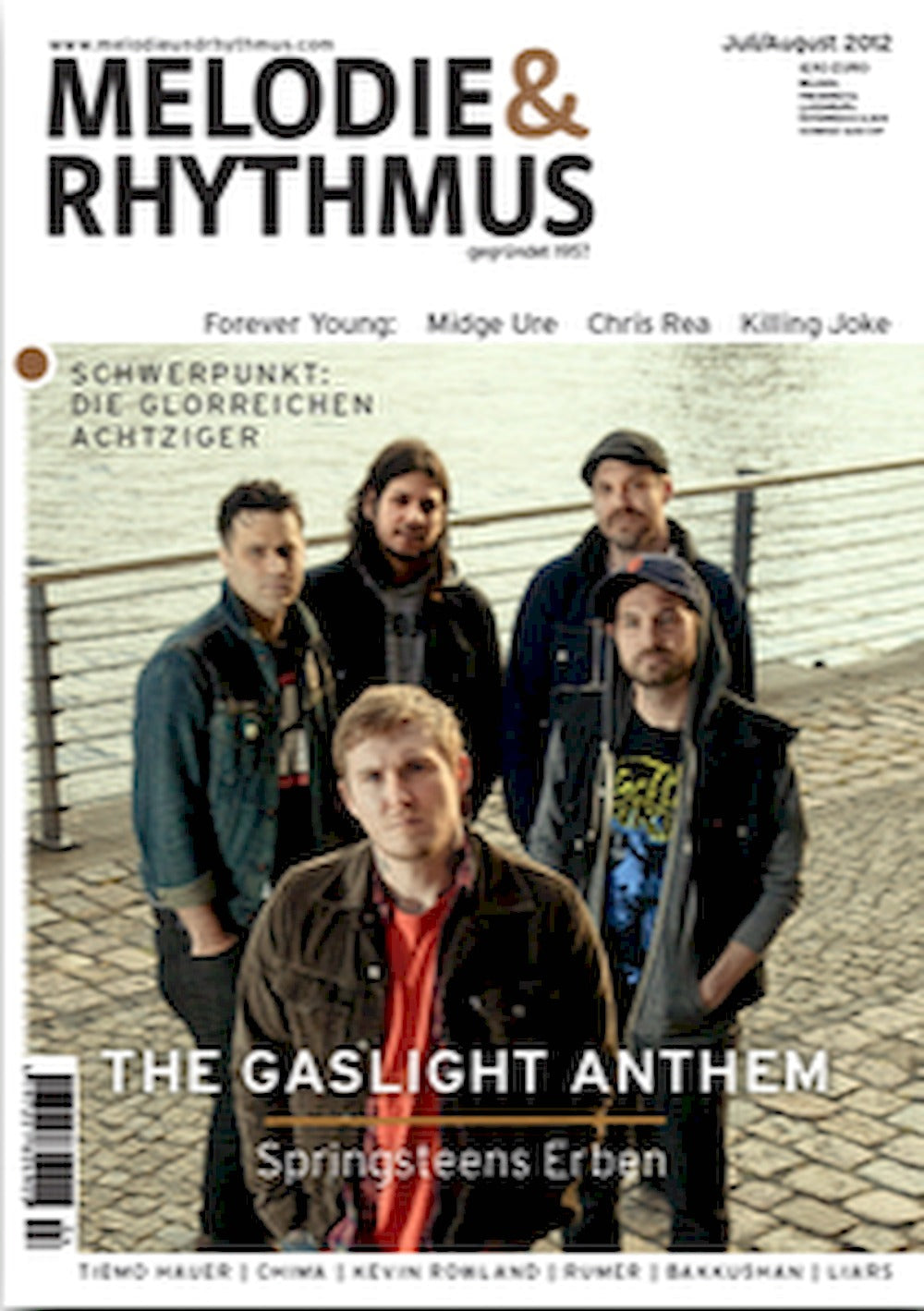 Melodie + Rhythmus Rivista Germania 1989 The Gaslight Anthem Midge Ure Imany Edizione originale
