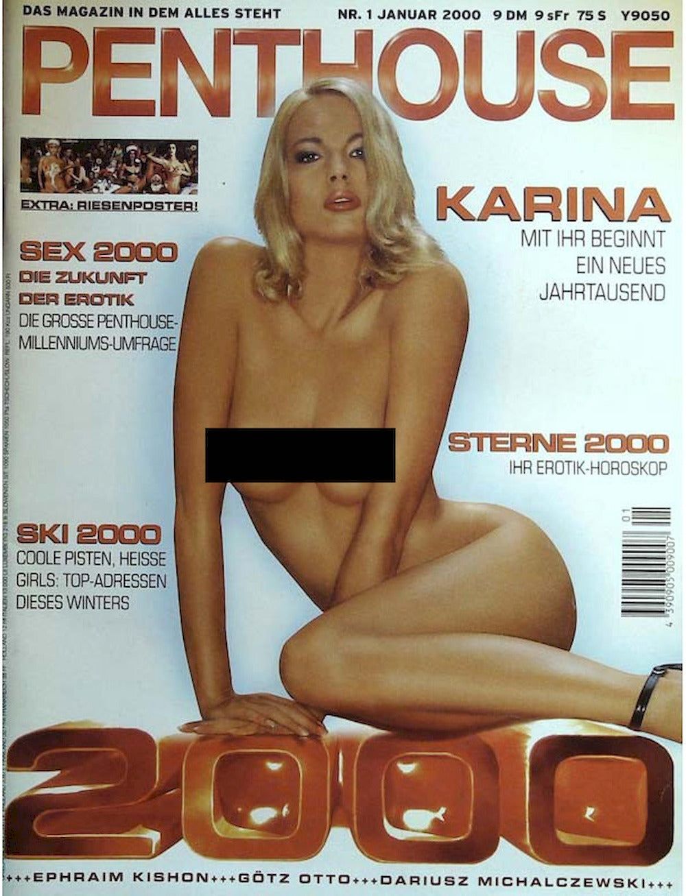 Penthouse Magazin Deutschland 2000-01 Karina