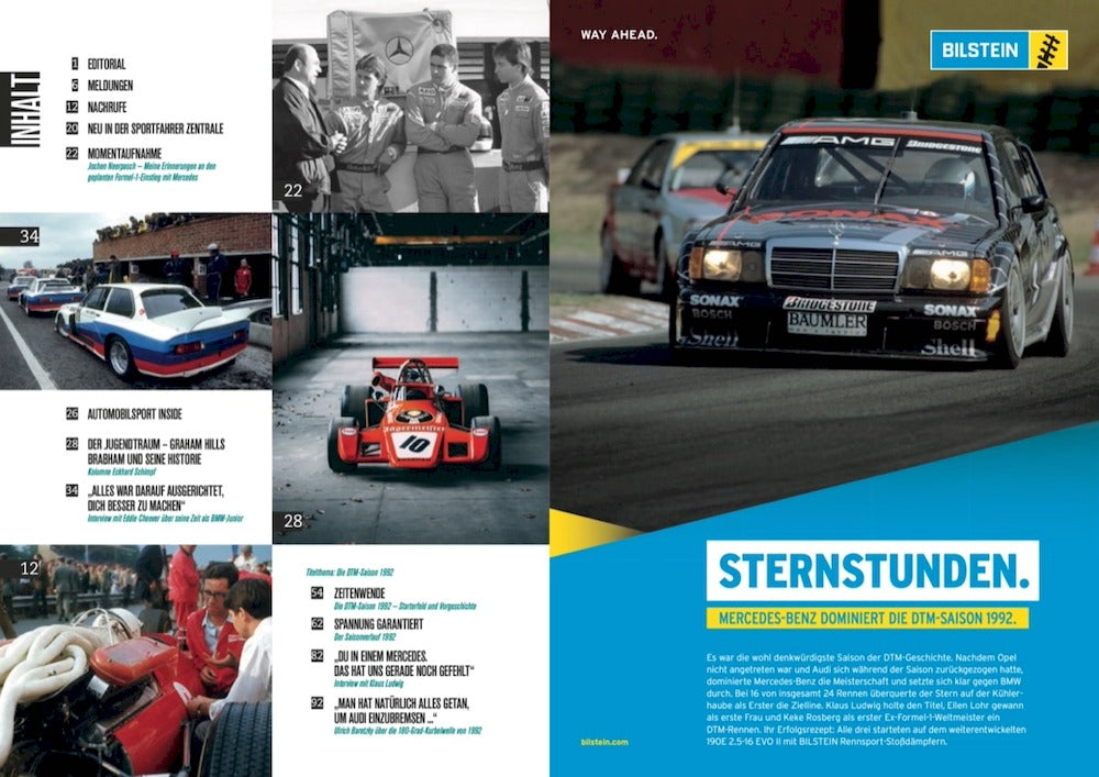 Automobilsport Revista Alemania 2023 #35 DTM 1992 Eddie Cheever Brun C91-001