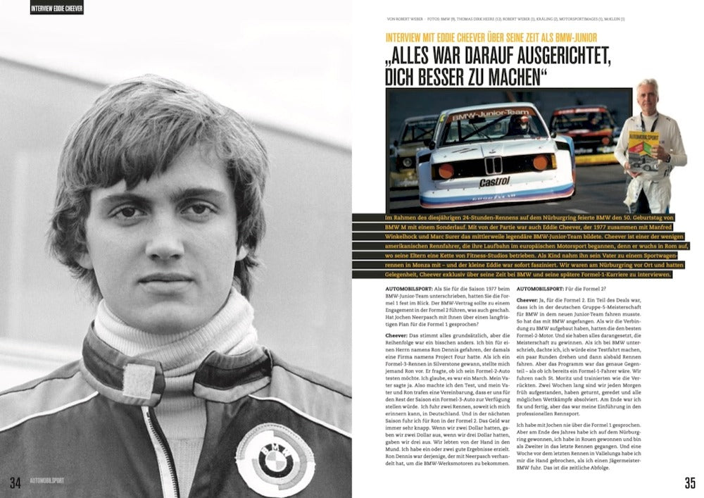 Automobilsport Revista Alemania 2023 #35 DTM 1992 Eddie Cheever Brun C91-001