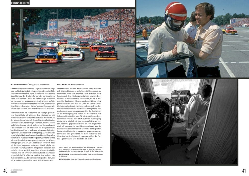 Automobilsport Revista Alemania 2023 #35 DTM 1992 Eddie Cheever Brun C91-001