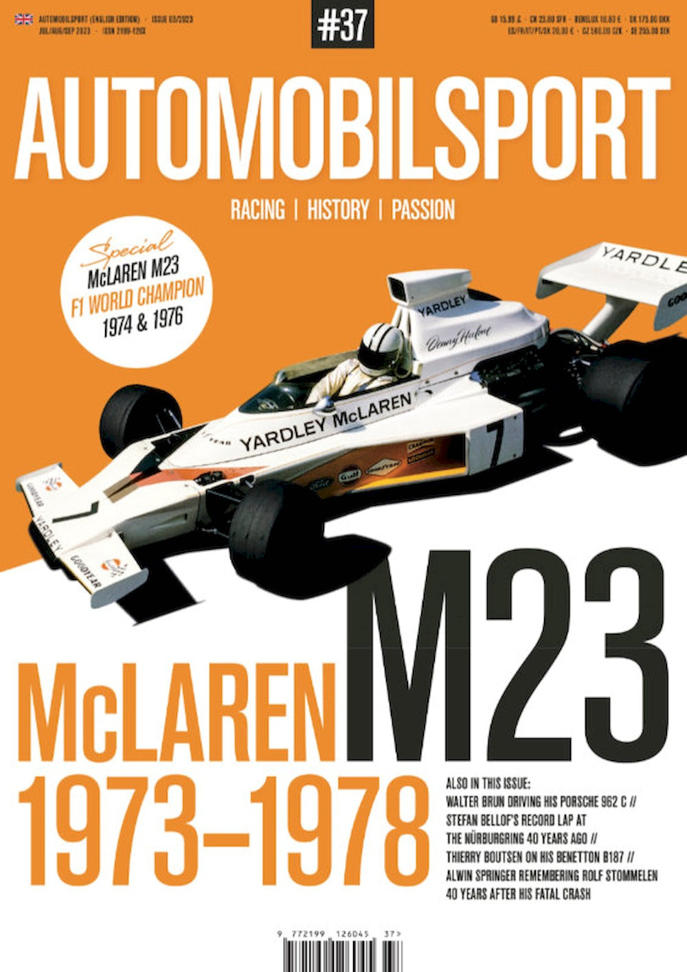 Automobilsport Magasin Tyskland 2023 #37 Fittipaldi Originaludgave