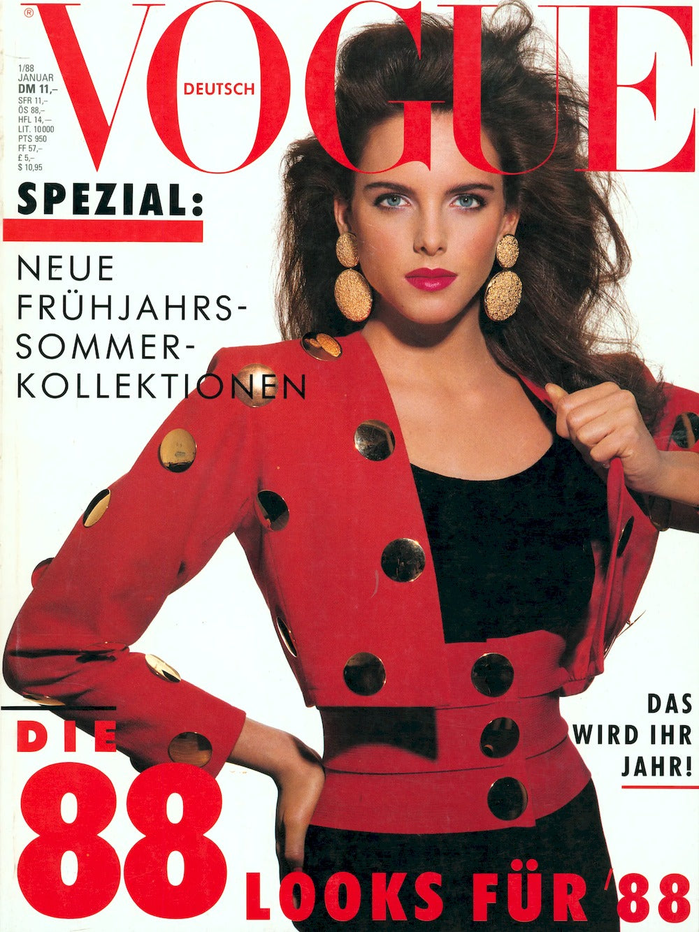 Vogue Magazine Germany 1988-01 Susan Miner