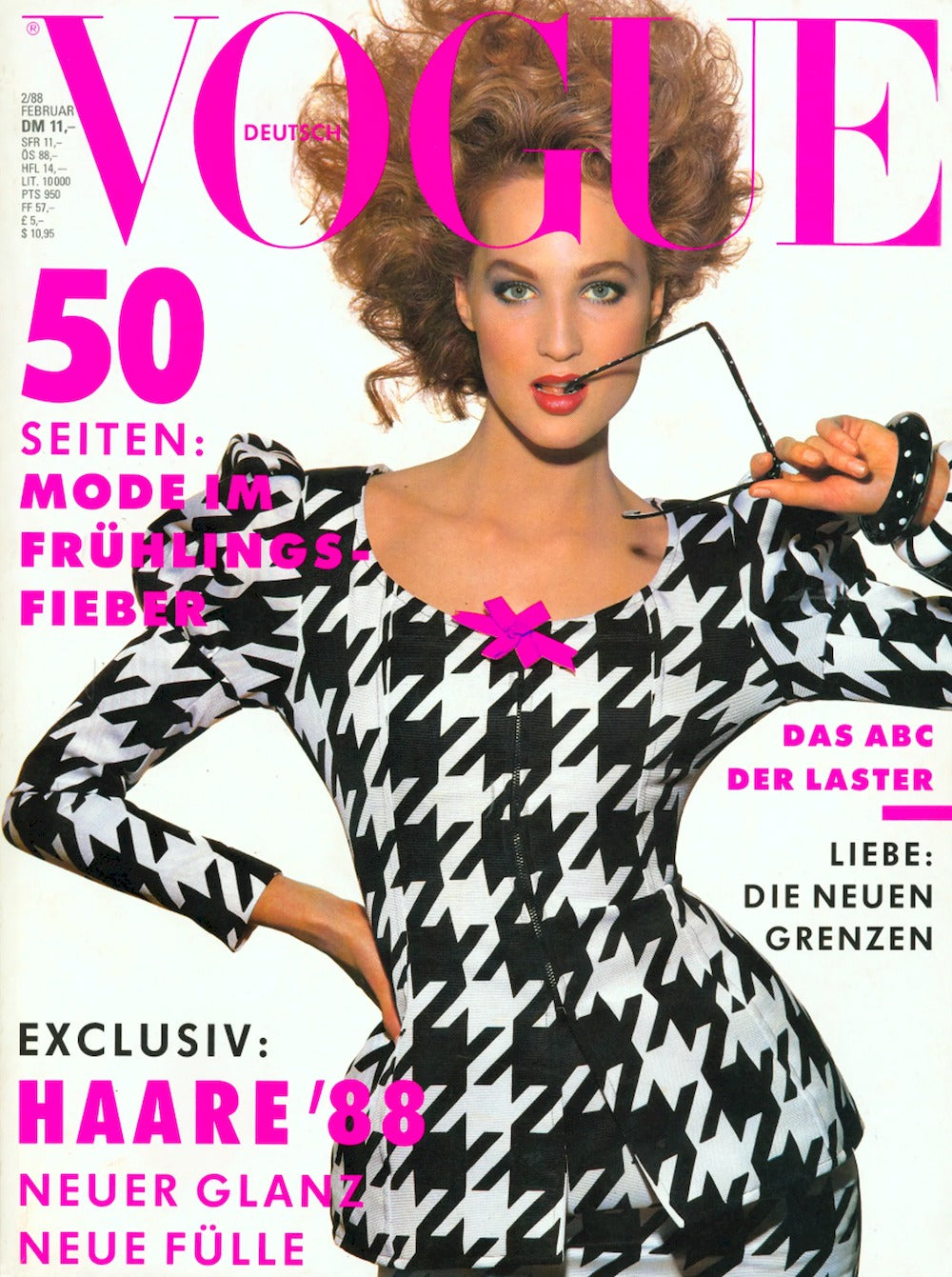 Vogue Magazin Deutschland 1988-02 Rebecca Ghiglieri