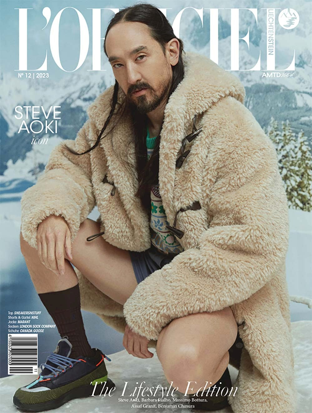 L`Officiel Magazine Liechtenstein 2023 #12 Steve Aoki Édition originale