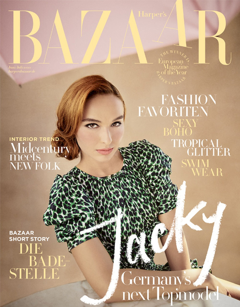 Harpers Bazaar Magazine Germany 2020-06 – Jacqueline Wruck – Original Print Issue