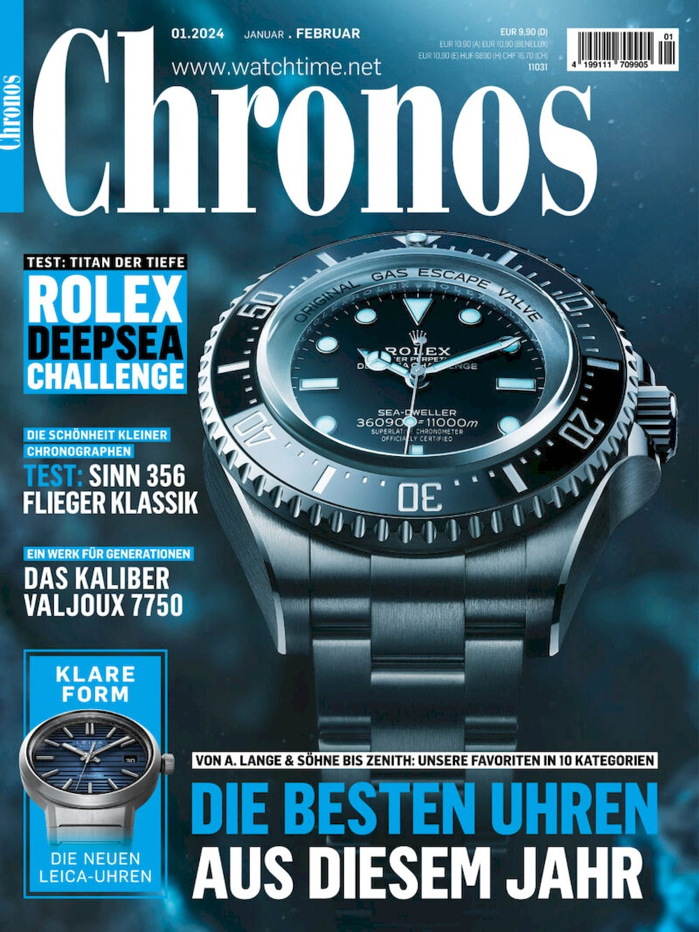 Chronos Magazin Deutschland 2024-01 Rolex Deep Sea Sinn
