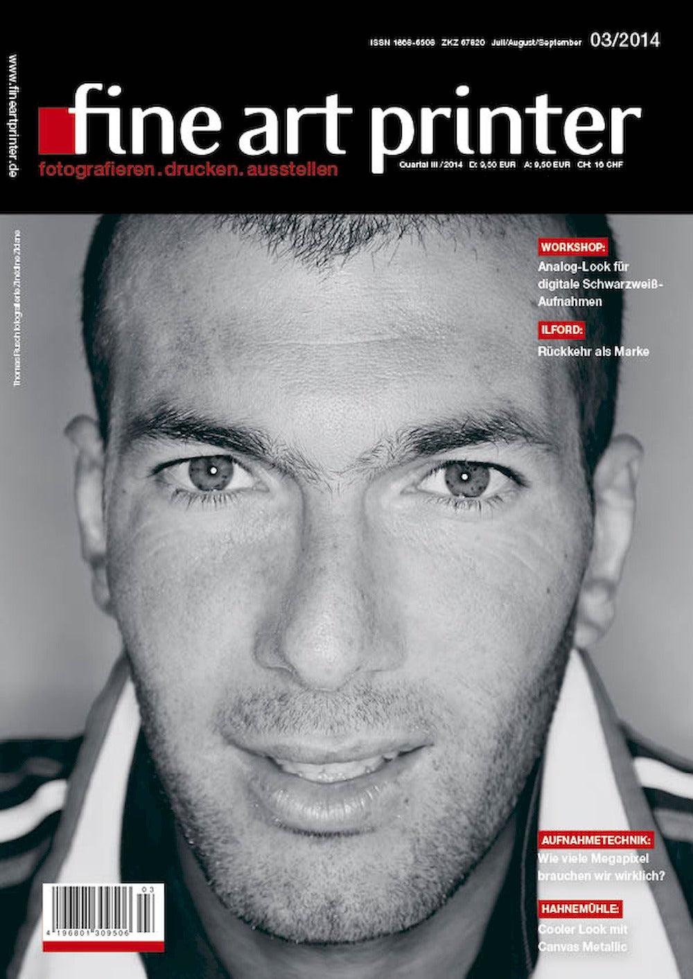 Fine Art Printer Magazin Deutschland 2014-03 Zinedine Zidane