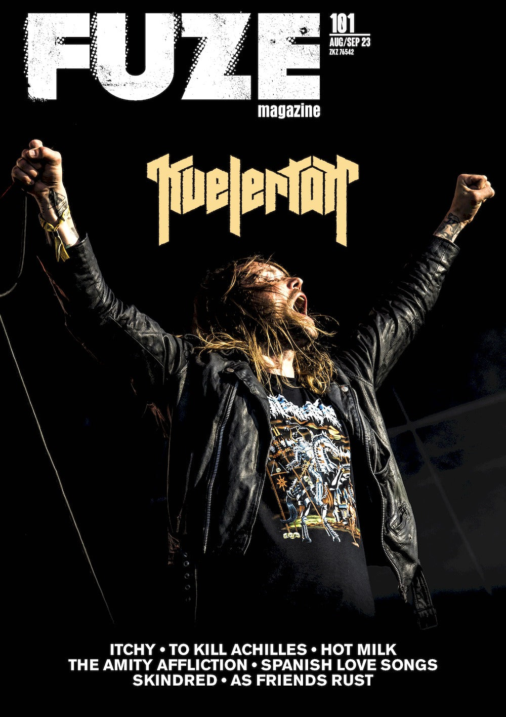 Fuze Rivista Germania 2023 #101 Kvelertak The Amity Affliction Skindred Hot Milk Edizione originale