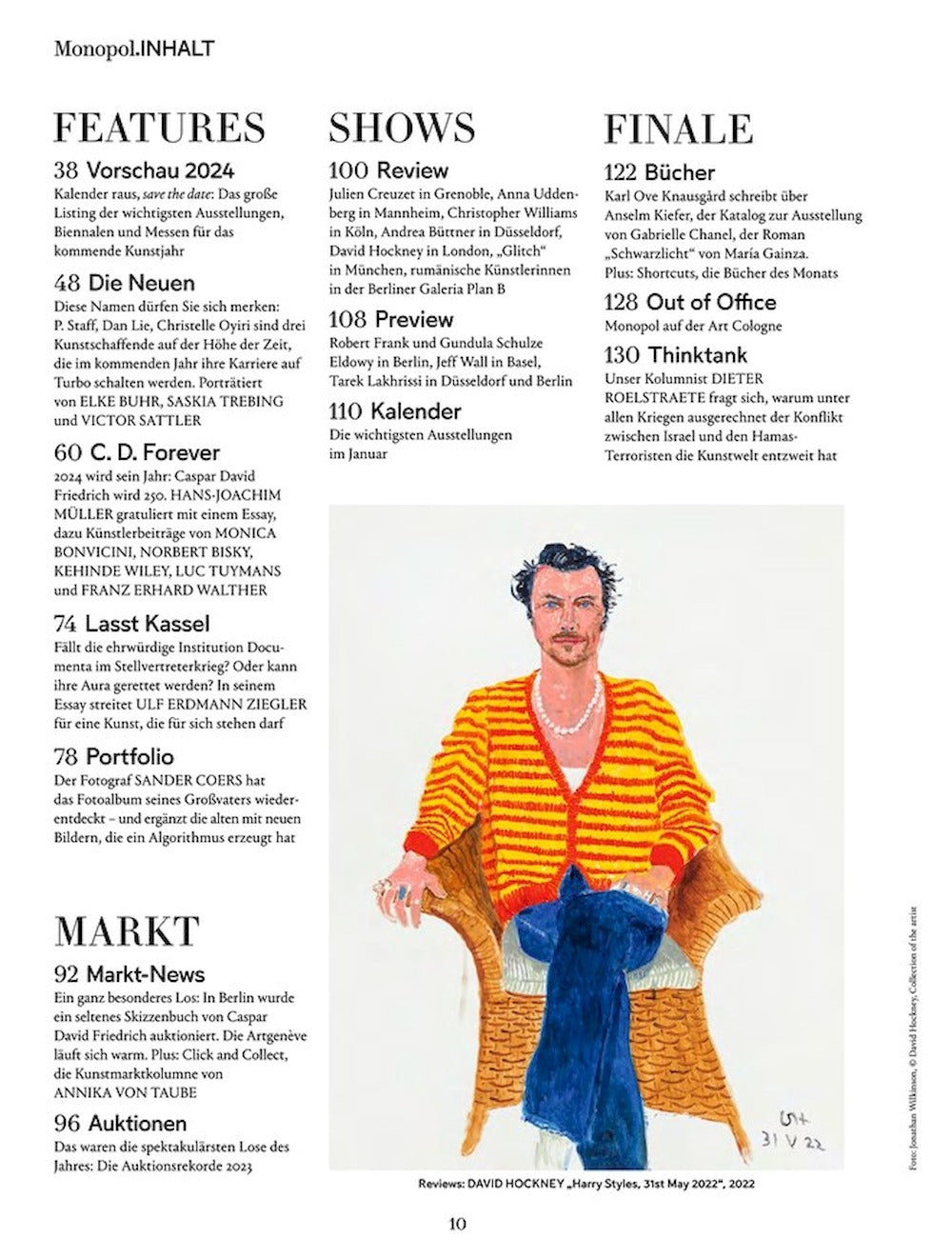 Monopol Magazine Allemagne 2024-01 Monica Ikegwu Édition originale