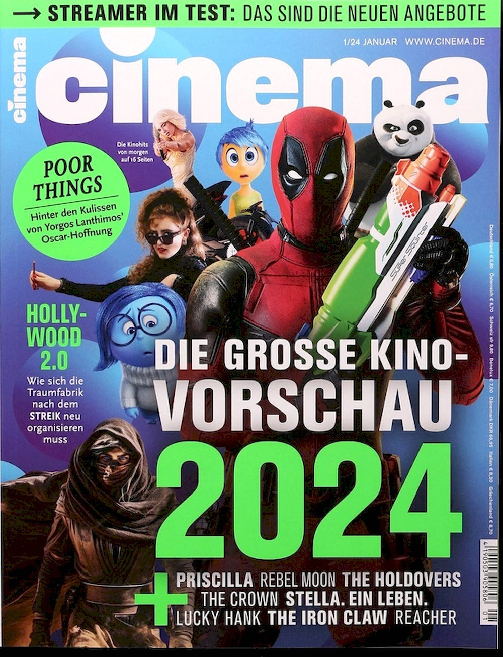 Cinema Magazin Deutschland 2024-01 Poor Things Priscilla Holdovers