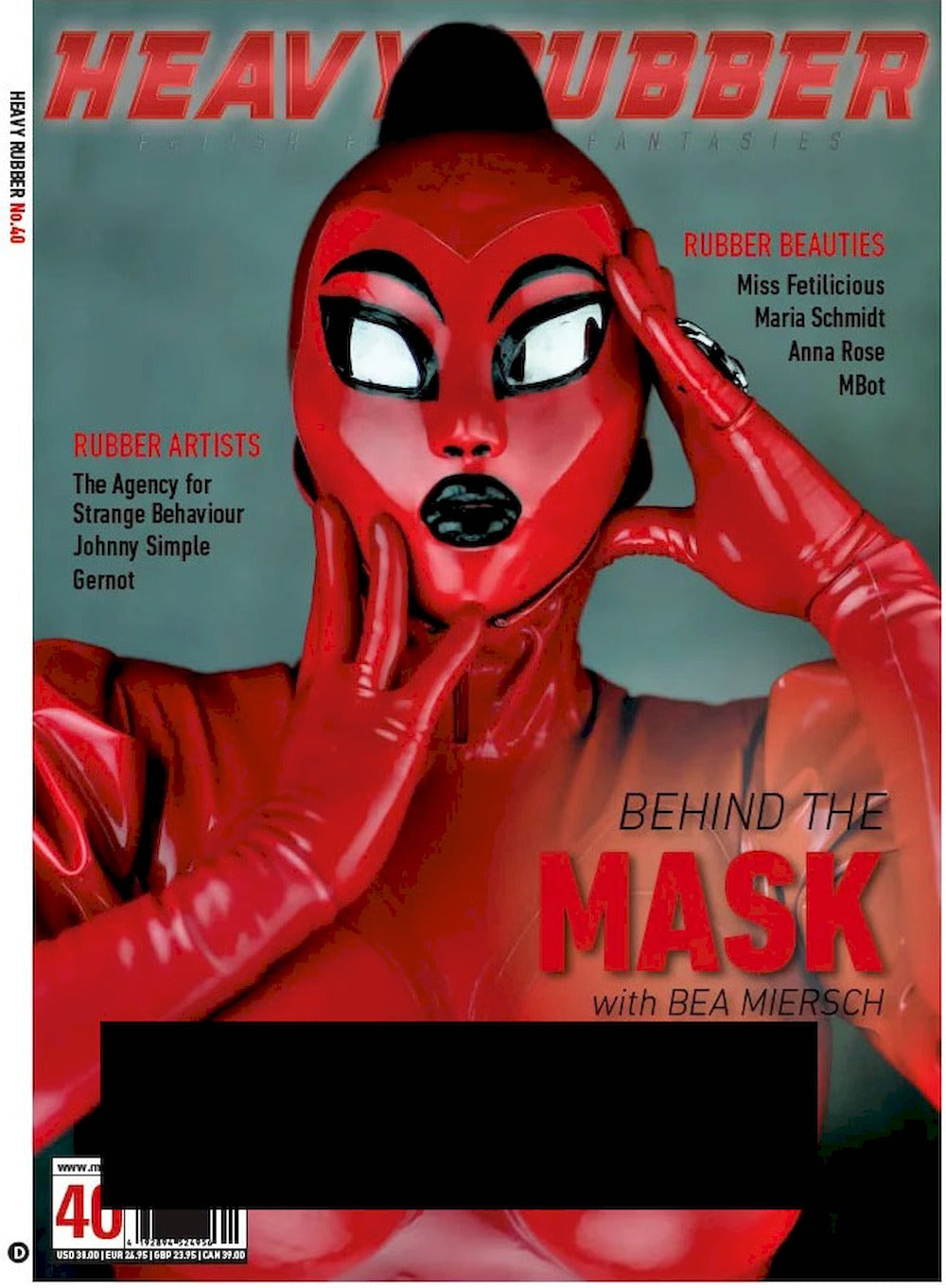 Heavy Rubber Magazine Germany 2021 #40 Bea Miersch Anna Rose Miss Fetilicious Original Print Issue