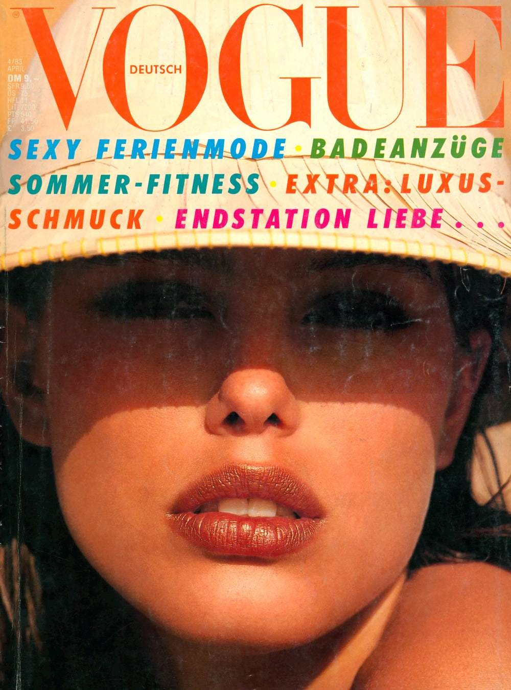 Vogue Magazine Germany 1983-04 Reneé Simonsen