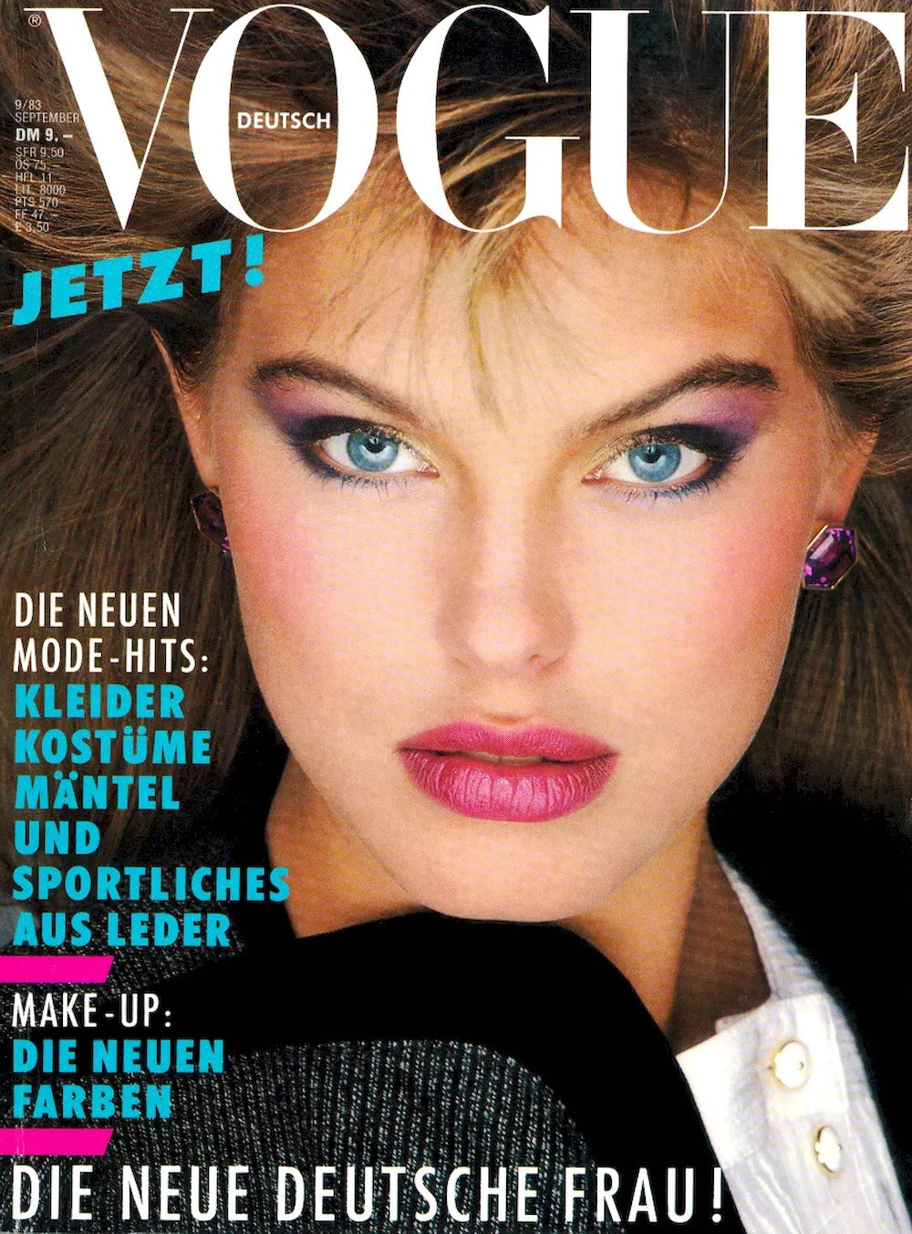 Vogue Magazin Deutschland 1983-09 Renée Simonsen