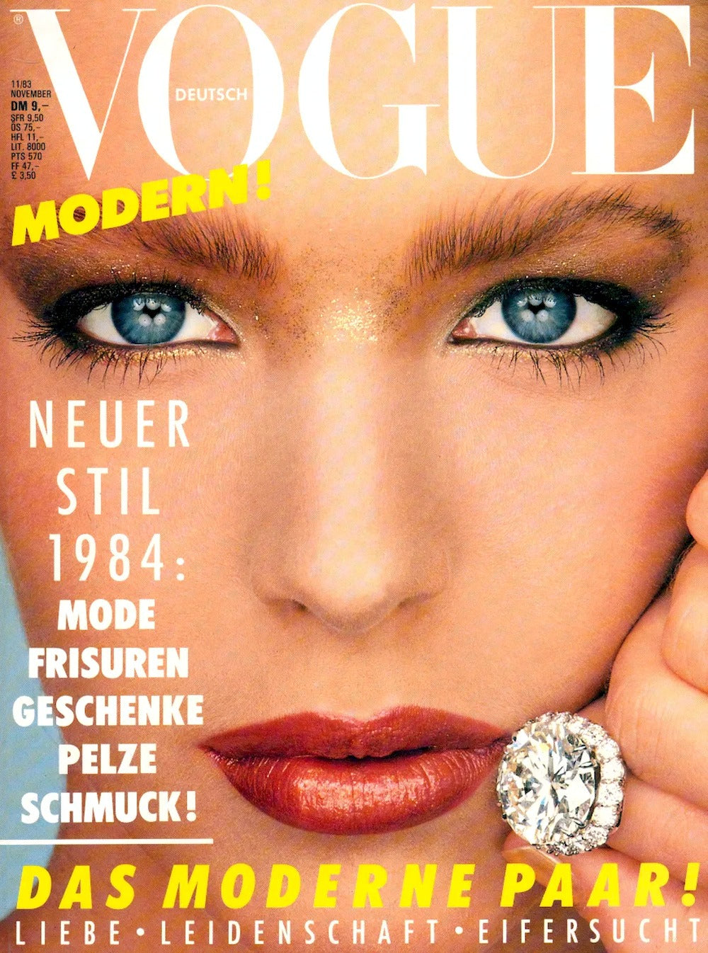 Vogue Rivista Germania 1983-11 – Pam Ross – Edizione originale