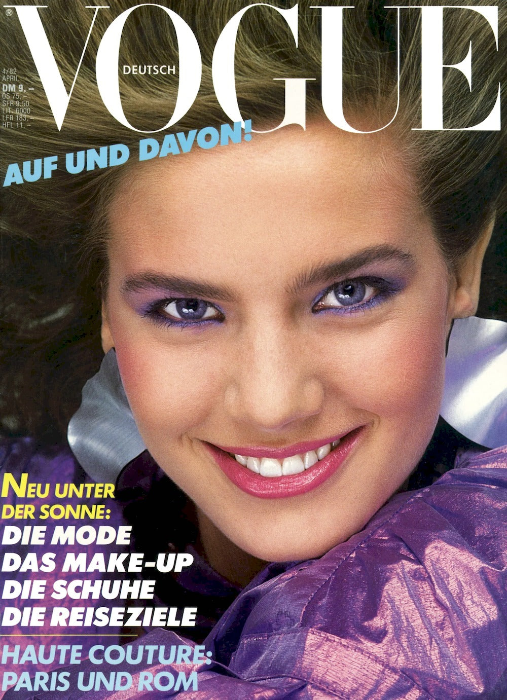 Vogue Magazine Allemagne 1982-04 Terri Farrell Édition originale