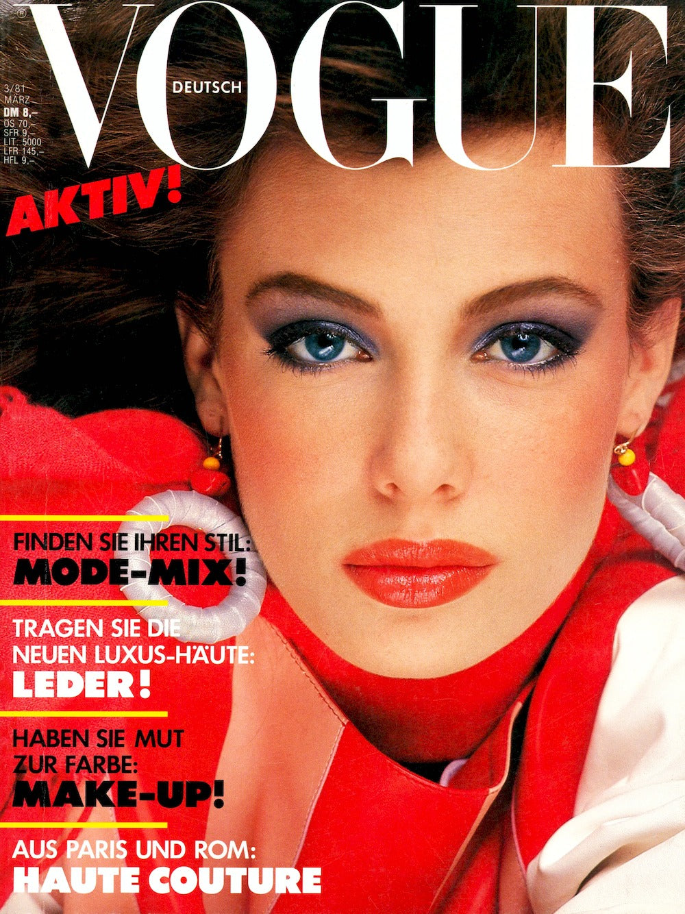 Vogue Magazine Allemagne 1981-03 Kelly Le Brock Édition originale