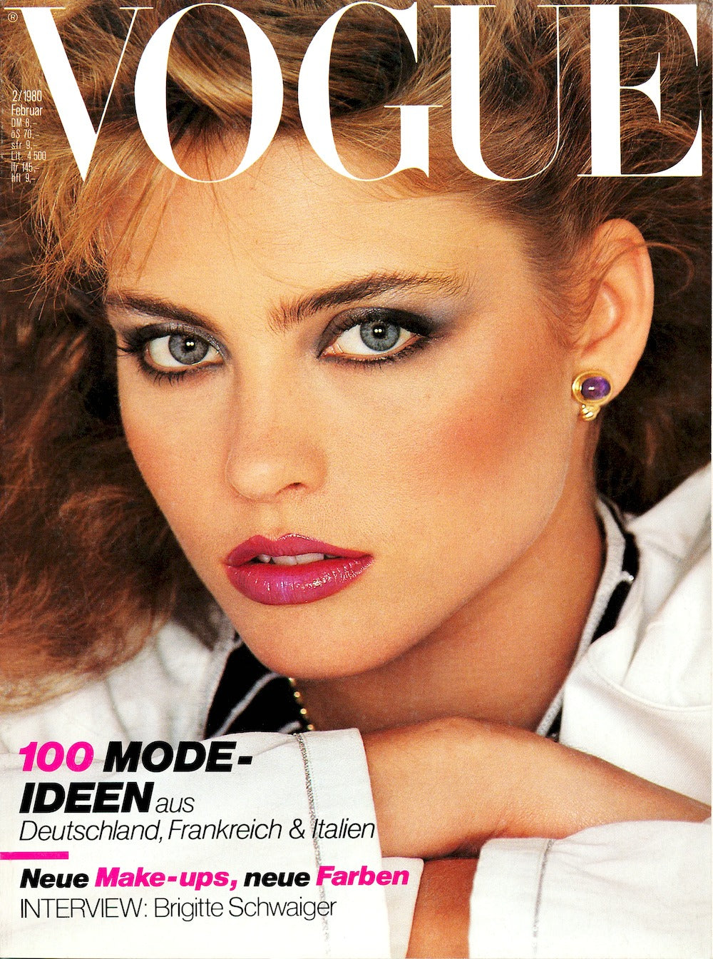 Vogue Tijdschrift Duitsland 1980-02 – Kim Alexis – Originele uitgave