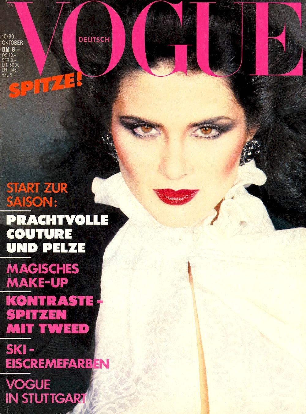 Vogue Magasin Tyskland 1980-10 Karen Howard Originaludgave