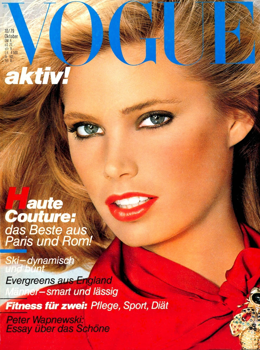 Vogue Lehti Saksa 1979-10 – Kelly Emberg – Alkuperäinen painos